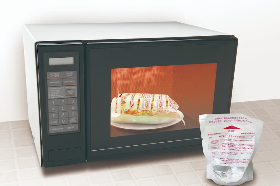 電子レンジ用袋「ジューシーパック」